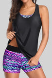 3 Piece Tankini Swimsuits for Women Tummy Control Bathing Suit