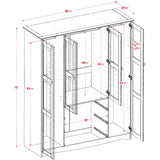 Alice Solid Wood Armoire