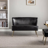 Agnes Vegan Leather Loveseat