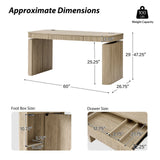 Modern Electric Adjustable Standing Desk with Cable Management