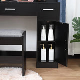 Areena Vanity Set with Stool and Mirror