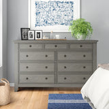Woodside 9 Drawer 66" W Dresser