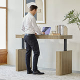 Modern Electric Adjustable Standing Desk with Cable Management